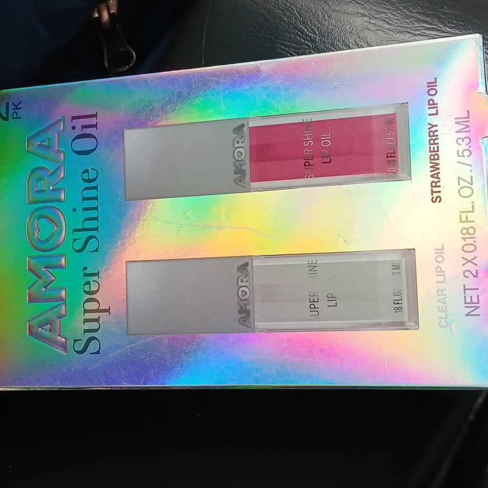 Super Shine Oil Set - Clear and Pink